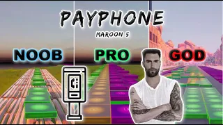 Maroon 5 - Payphone - Noob vs Pro vs God (Fortnite Music Blocks)
