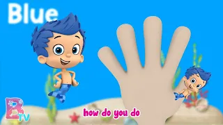 BUBBLE GUPPIES Colours FINGER FAMILY Nursery Rhymes & Kids Songs