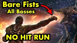 I No-Hit every Dark Souls 3 boss with my BARE FISTS (World's First)