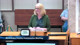 Minnehaha County Commission Meeting - May 25th, 2021