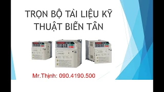 Trọn bộ tài liệu kỹ thuật tiếng Việt hướng dẫn cài đặt biến tần