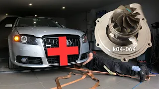 How to fit OEM K04 turbo to Audi A4 B7 2.0tfsi