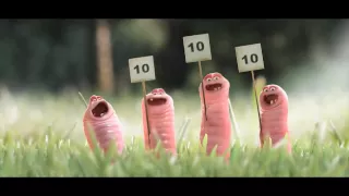 Короткометражный мультик про червячков