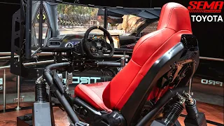 Toyota Tacoma IsoDynamic Performance Seat Simulator at SEMA