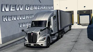 New Generation Kenworth T680 - Driving in Kansas - American Truck Simulator