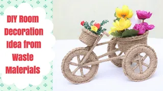 DIY Beautiful Home Decorative Item from Waste Materials/Jute Craft Idea/Best Out of Waste