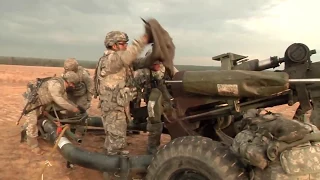 Firing the Small but Overwhelming M119 Howitzer & Lifting the MIGHTY 155mm M777 Howitzer