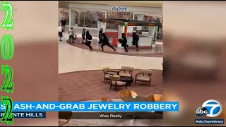 Smash and Grab Jewelry Robbery in The Mall