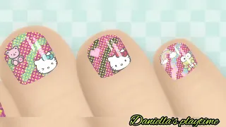 hello kitty nail salon