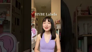 Let's talk about HYBE's labels #shorts