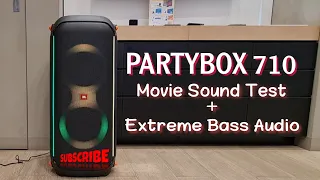 JBL Partybox 710 Movie Audio Test + Extreme Bass