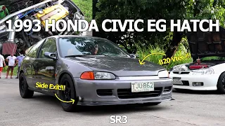 1993 SR3 Honda Civic EG Hatch // B20 VTEC // NAKAKATAKOT SUMAKAY DITO!!!