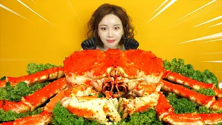 [Mukbang ASMR] GIANT KING CRAB 3.8kg🦀Realsound eatingsound Ssoyoung