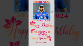 Happy Birthday Hitman 👑👑👑‼️ Captain Rohit Sharma ‼️ Shorts  # Vairal  🎉🎉🎉🎉