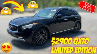 I Bought A Wrecked 2017 Infiniti QX70 Limited Edition From Copart & Drove It Straight Home
