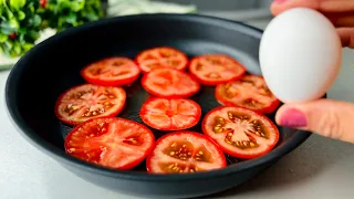 Tomatoes and eggs! My husband asks for this every morning! Healthy and delicious breakfast recipe!