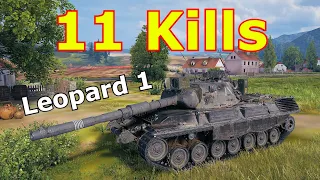 World of Tanks Leopard 1 - 11 Kills (1vs4)