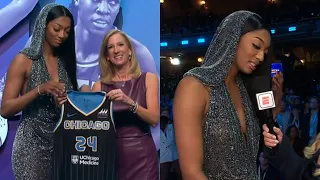 Angel Reese drafted pick 7 overall to Chicago Sky in the WNBA Draft 2024