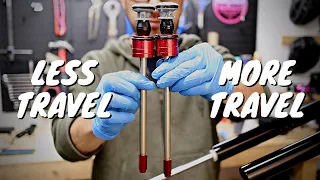 HOW TO: Change Rockshox Fork Travel // COMPLETE Tutorial