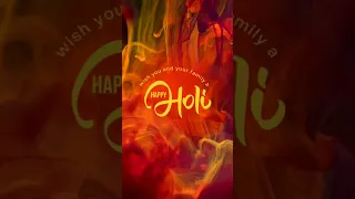 "🎉 Happy Holi Status 25th March 2024 🌈 | Colorful Celebration Shorts"