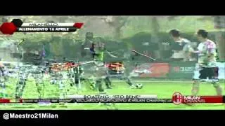 Milanello Allenamento 16-04-2013 Part 2