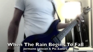 When The Rain Begins To Fall - Jermaine Jackson (Guitar Cover )