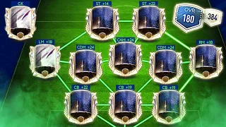 INSANE SQUAD UPGRADE TO 180 OVERALL | FULL MAXED OUT TEAM | ICONIC SQUAD UPGRADE | FIFAMOBILE 21