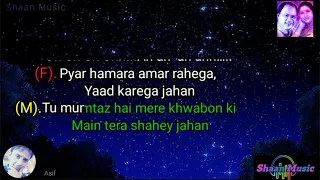 Pyar Hamara Amar Rahega_ Md.Aziz and Asha Bhosle_ Karaoke with Lyrics_ By Asif
