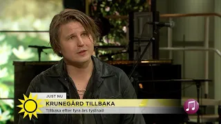 Markus Krunegård drabbades av utmattningssyndrom: Jag orkade inte ta mig ur sängen - Nyhetsmorgon (T