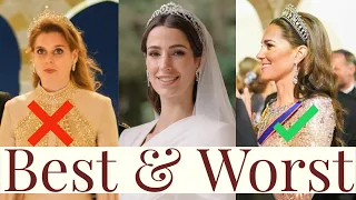 Best & Worst Dressed at the Jordanian Royal Wedding, Kate Middleton, Princess Beatrice & Queen Rania