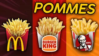 Wer macht die BESTEN Pommes? McDonalds vs. Burger King vs. KFC