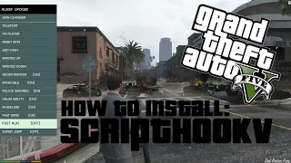 How to install Script Hook V for GTA 5 PC! (Tutorial)