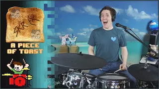 A Piece Of Toast On Drums!