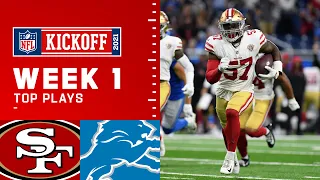 49ers Top Plays from Week 1 vs. Lions | San Francisco 49ers