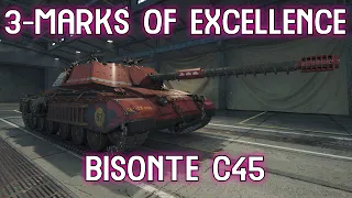 Highlight: Bisonte C45 3-Marks of Excellence Battle [World of Tanks]