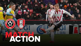 Blades 2-0 Rotherham - match action