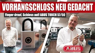 ABUS Touch 57 Vorhangschloss | Finger drauf Schloss auf!
