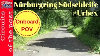 Nürburgring Südschleife Onboard POV with map - Surviving parts of the old South Loop