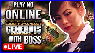 Playing as Boss General "Leang" in Online Multiplayer FFA | C&C Generals Zero Hour