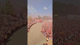 Sea of RED as THOUSANDS of Liverpool fans gather to welcome Jurgen Klopp to Anfield for final time