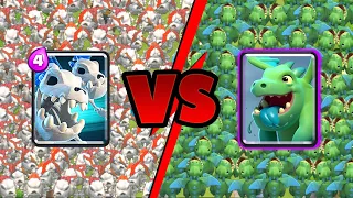 Skeleton Dragons Vs Baby Dragon | Clash Royale Challenge #3