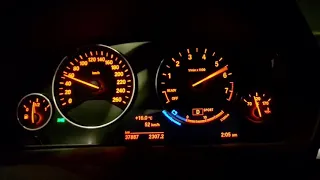 BMW 320i F30 acceleration + Top Speed 246km/h