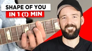 Gitarre lernen für Anfänger - Shape of you - sehr einfach!!