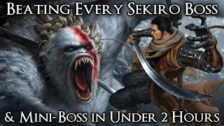 How to Beat Every Sekiro Boss & Mini-Boss in Under 2 Hours (w/Walkthrough Commentary)