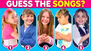 Guess the Youtuber Quiz & Salish Matter Quiz | Guess the SONGS | Tiny Book