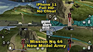 GTA San Andreas New Model Army (Zero) on iPhone 11 | Mobile Gameplay