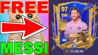 how to get free Messi card In FC mobile 24/market investing in FC mobile 24