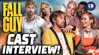 The Fall Guy's Ryan Gosling & Emily Blunt Talk T-Swift And Terrifying Stunts! The Fall Guy Exclusive