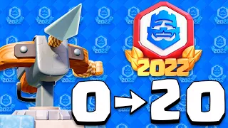 Full 20 win challenge with 3.0 xbow | Clash Royale