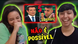 REACT AS PESSOAS MAIS BURRAS DO PLANETA. AS MAIORES BURRICES DITAS NA TV #5 | FALA DE TUDO